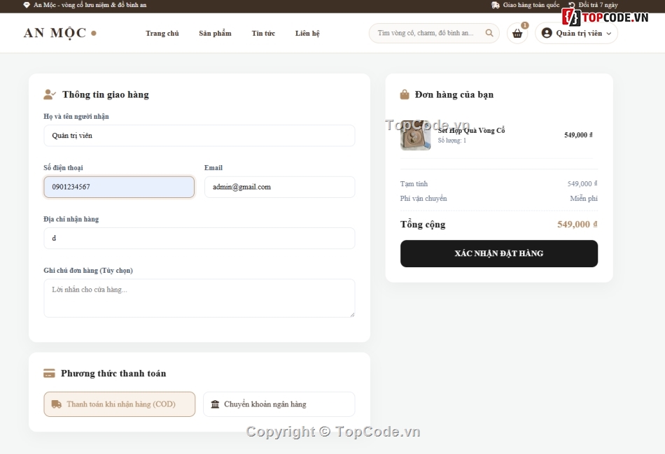bán web,đồ án web,đồ bình an